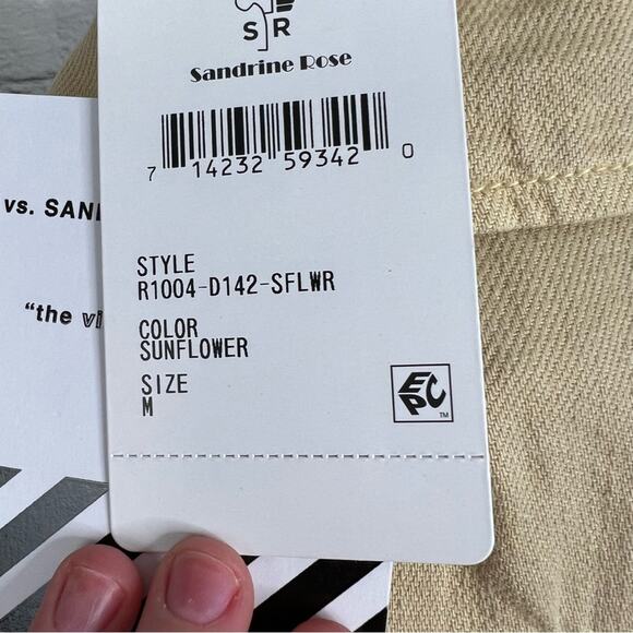 Sandrine Rose x Free People Empire Utility Jacket Linen Oversized Pockets M NEW - Picture 10 of 11